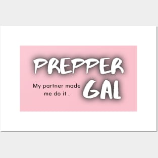 Prepper Gal Posters and Art